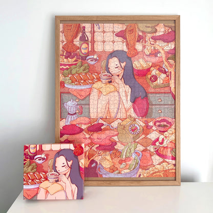 1000 Piece Jigsaw Puzzle — Come Over, I Made Too Much Food