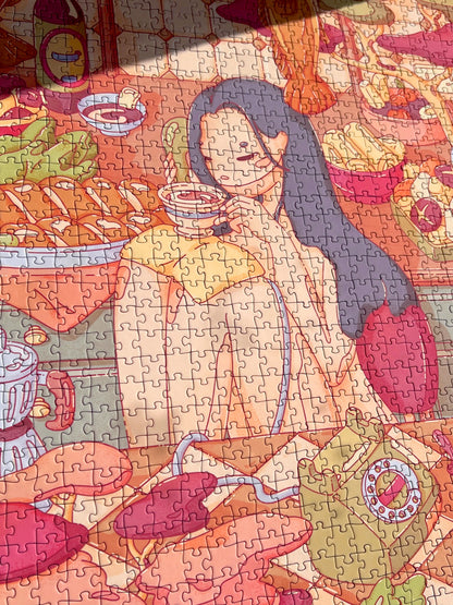1000 Piece Jigsaw Puzzle — Come Over, I Made Too Much Food