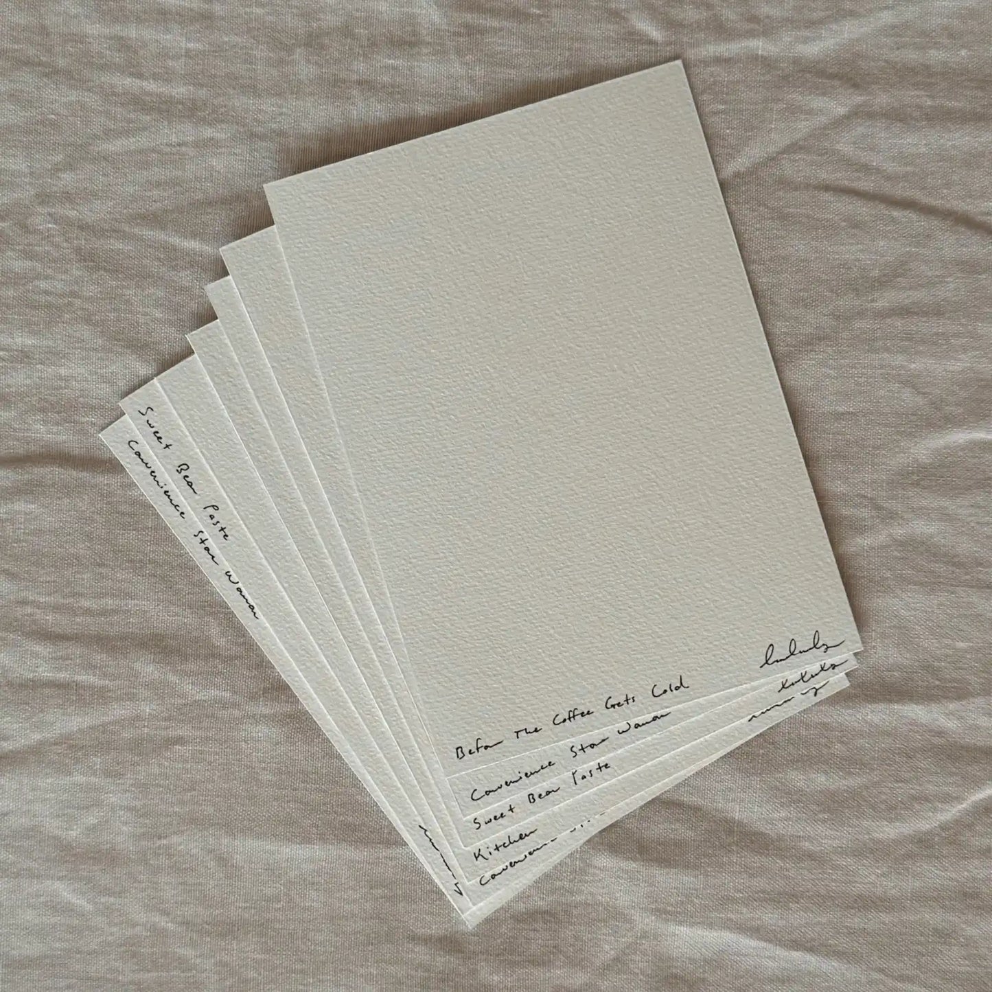 Book Inspired Postcards — Collection of 8