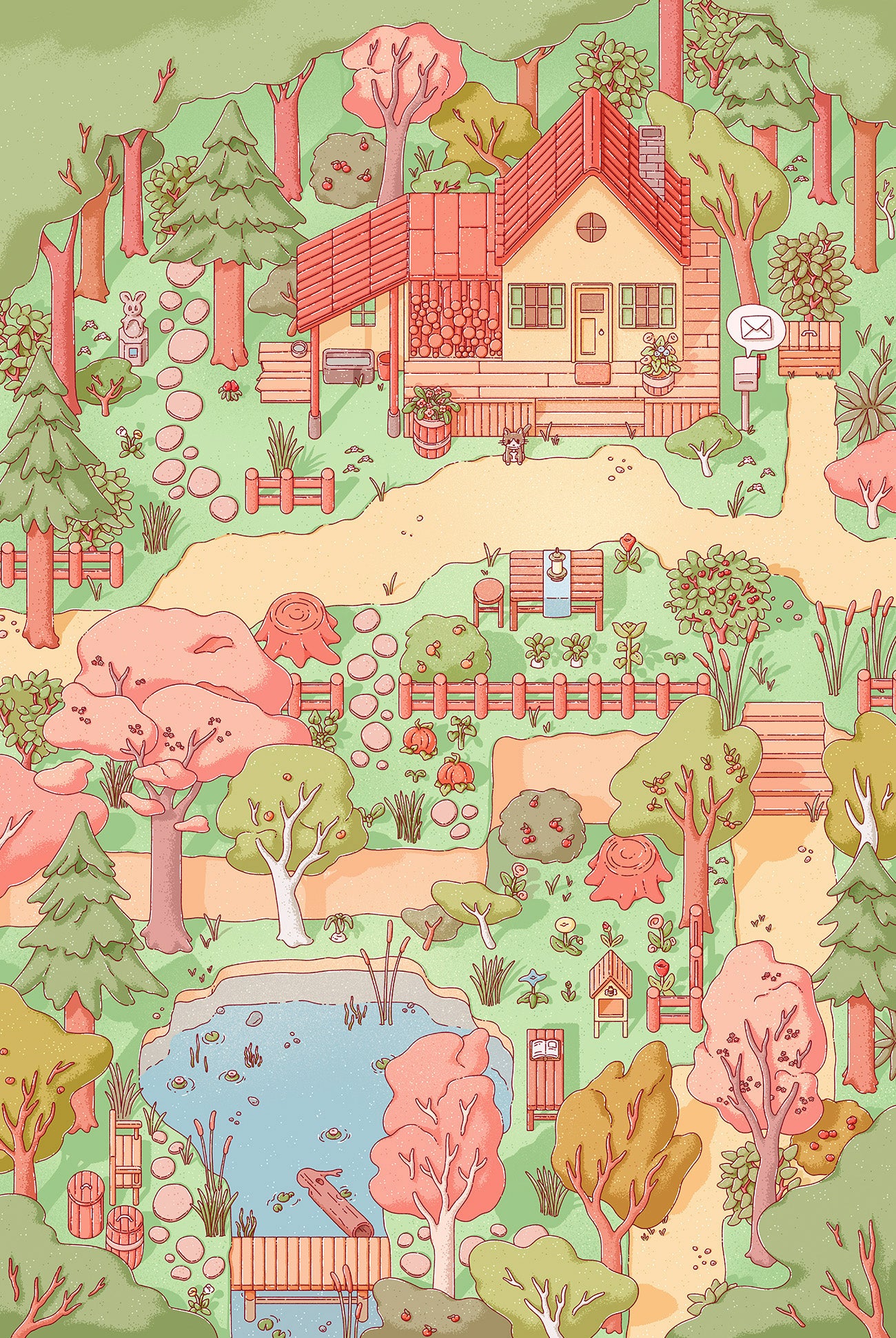 The Cat's Porch, Inspired by Stardew Valley
