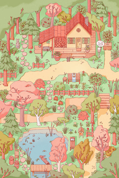 The Cat's Porch, Inspired by Stardew Valley