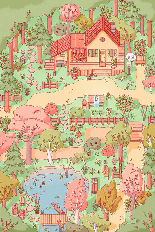 The Cat's Porch, Inspired by Stardew Valley